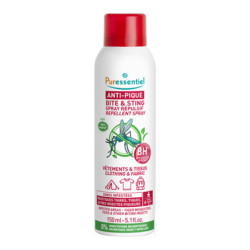 Puressentiel Spray répulsif vêtements & tissus anti-pique 150ml
