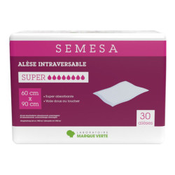 Marque Verte Super Semesa alèse intraversable 60 x 90cm