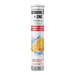 Eric Favre Vitamine C + Zinc 1000mg goût orange 20 comprimés effervescents