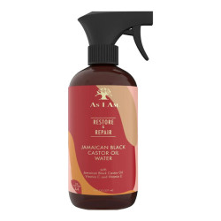 As I Am Restore & repair eau d'huile de ricin noire jamaïcaine 473ml