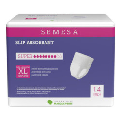 Marque Verte Semesa Super slips absorbants taille XL 14 pièces