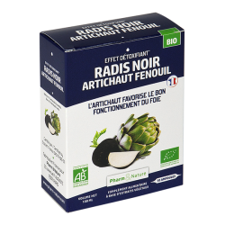 Pharm & Nature Radis noir Artichaut Fenouil bio 10 ampoules 100ml