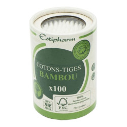 Estipharm coton tiges en bambou