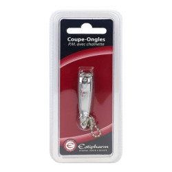 Estipharm coupe-ongles petit modèle avec chaînette