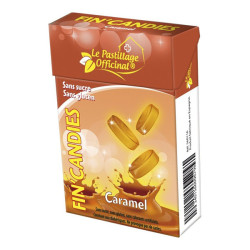 Estipharm Fin'Candies boîte de 20 bonbons sans sucre goût caramel