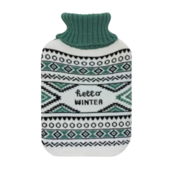 Plic Care Bouillotte À Eau Tricot Vert