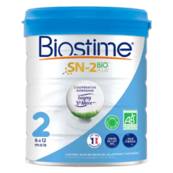 Biostime SN-2 Bio Plus Lait de Suite 2ème âge de 6 à 12 Mois 800g