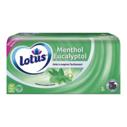 Lotus Menthol Eucalyptol 72 mouchoirs