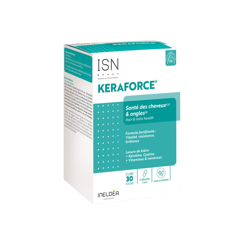Ineldéa Keraforce Santé des cheveux et ongles 90 gélules