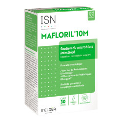 Ineldea Santé Naturelle Mafloril 10M Soutien du microbiote intestinal 30 gélules