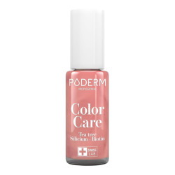 Poderm Professional vernis soin tea tree color care 235 - Or Rose Brillant 8ml