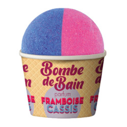 Les Petits Bains de Provence bombe de bain framboise cassis 115gr