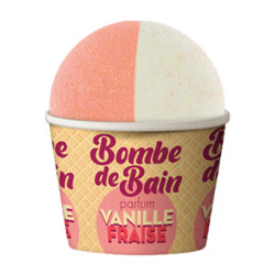 Les Petits Bains de Provence bombe de bain vanille fraise 115gr