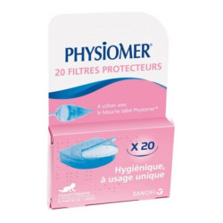 Physiomer recharge 20 filtres protecteurs