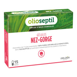 Olioseptil Nez-Gorge 15 gélules végétales