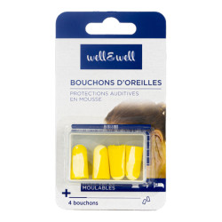 Well & Well Bouchons d'oreilles lot de 2 paires