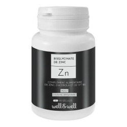 Well & Well Bisglycinate de Zinc 90 gélules