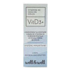 Well & Well vitamine D3+ 15ml