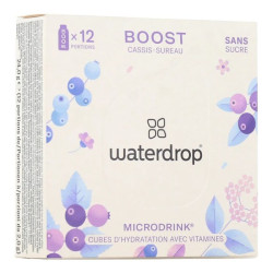 Waterdrop Microdrink Boost cassis/sureau 12 portions