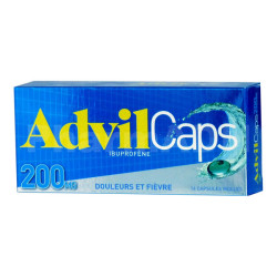 Advilcaps Ibuprofène 200mg 16 capsules molles
