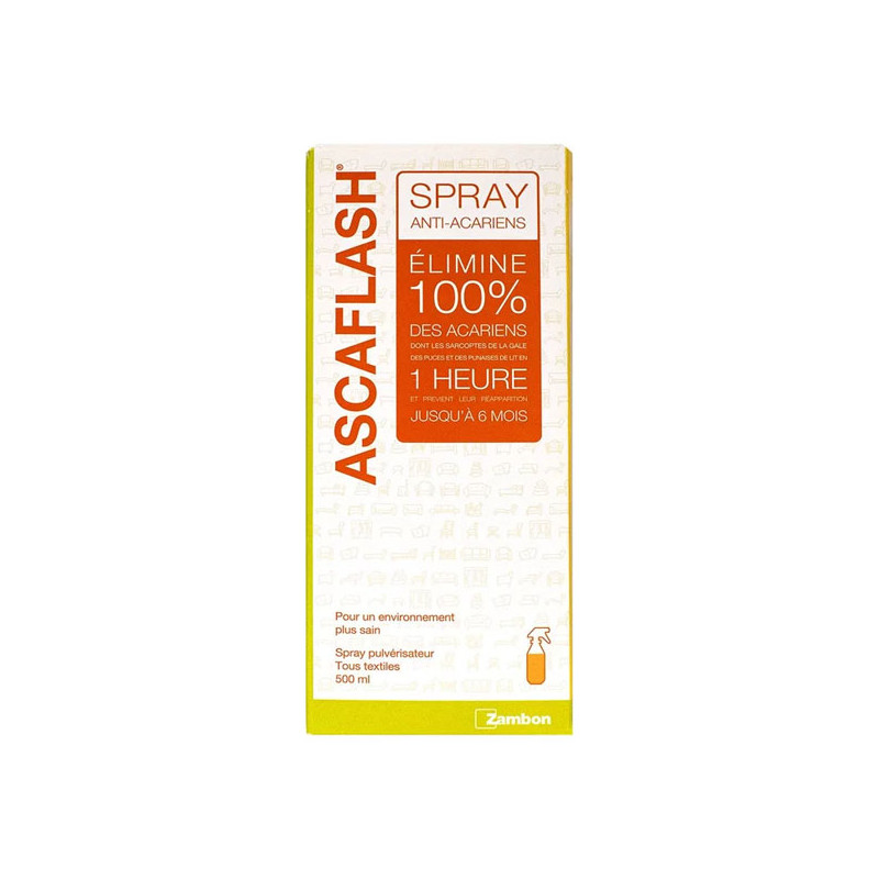 Zambon Ascaflash Spray anti-acariens 500ml