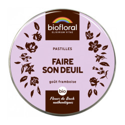 Biofloral Faire son Deuil pastilles goût framboise bio 50gr