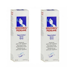 Ephydrol Pedilane spray déodorant régulateur pieds 60ml - Lot de 2