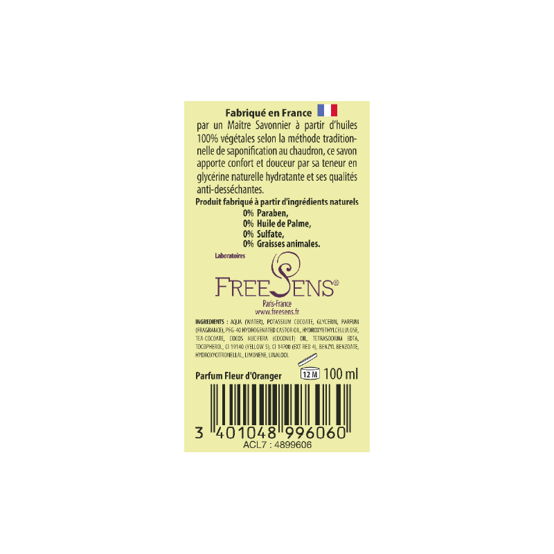 FREESENS Savon Naturel de...