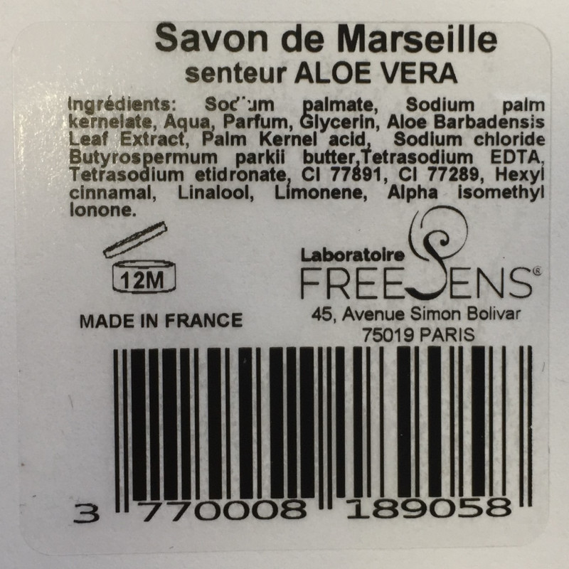 FREESENS Savon Naturel de...