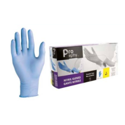 Gant Nitrile Bleu Non Poudré Taille M boîte de 100