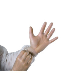 Gants Vinyle Poudrés Transparent SMALL - 100 PIÈCES