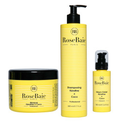 Rose Baie Kit Kératine X Coco (shampoing, masque et sérum)