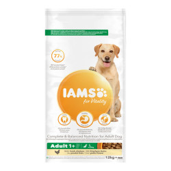 Iams Vitality chien adulte grande race croquettes poulet 12kg