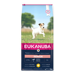 Eukanuba chien sénior petite race croquette poulet frais 15kg