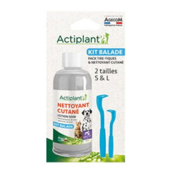Agecom Actiplant' kit balade tire-tique et nettoyant cutané
