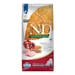 Farmina N&D Ancestral Grain chiot medium&maxi croquettes poulet et grenade 12kg