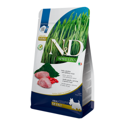 Farmina N&D Spirulina chiens adultes mini croquettes agneau 2kg