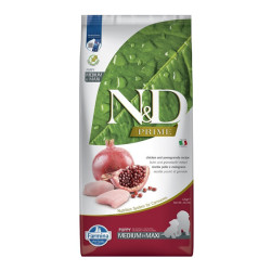 Farmina N&D Prime chiot medium&maxi croquettes poulet grenade 12kg