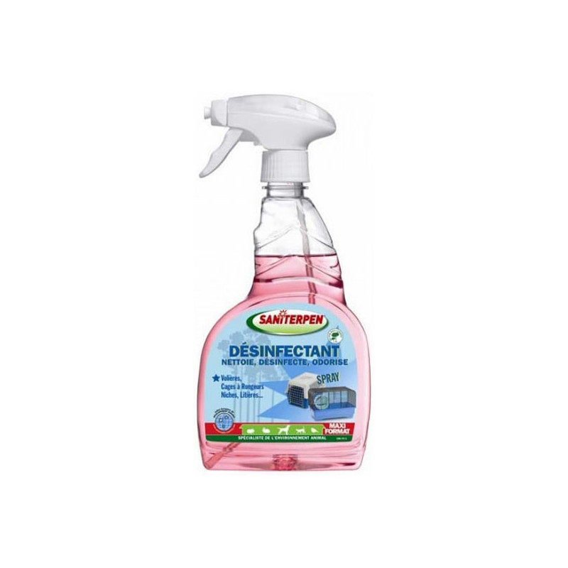Saniterpen Désinfectant Odorisant Cages et Litières 750ml