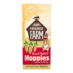 Supreme Tiny Friends Farm Hoppies Russel lapin friandises 100gr