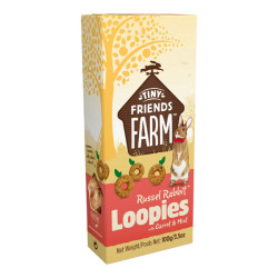 Supreme Tiny Friends Farm Loopies Russel lapin friandises 100gr