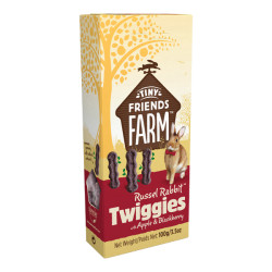 Supreme Tiny Friends Farm Twiggies Russel lapin friandises 100gr