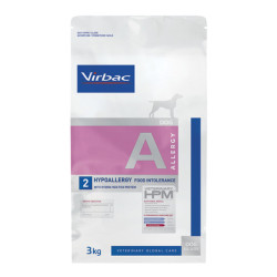 Virbac HPM A2 Allergy Saumon croquettes pour chiens 3kg