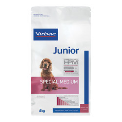 Virbac HPM spécial chien junior moyenne race croquettes 3kg