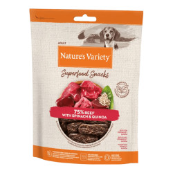 Nature's Variety Superfood chien adulte snaks boeuf 85gr