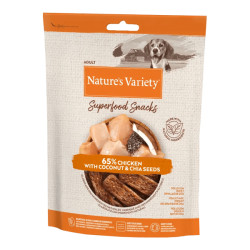 Nature's Variety Superfood chien adulte snaks poulet 85gr