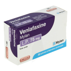 Venlafaxine Mylan LP 75mg 30 gélules à libération prolongée