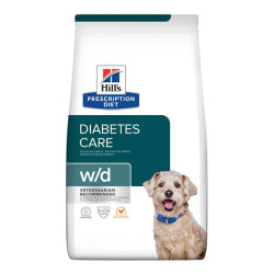Hill's Prescription Diet W/D soin diabètes chien adulte croquettes poulet 4kg