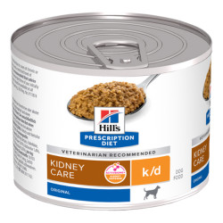 Hill's Prescription Diet K/D santé rénale chien pâtée saveur original 12 x 200gr