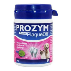 Ceva Prozym Plaque Off poudre hygiène bucco-dentaire chien et chat 12 x 60gr